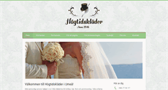 Desktop Screenshot of hogtidsklader.com