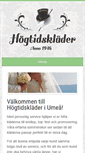 Mobile Screenshot of hogtidsklader.com